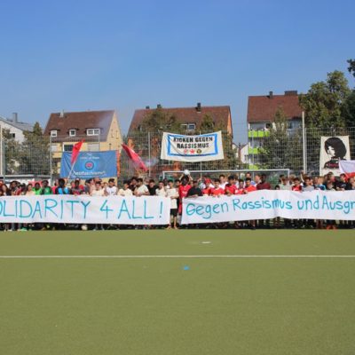 Kicken gegen Rassismus am 24. September 2016 (Foto:Organisierte Linke Heilbronn IL)