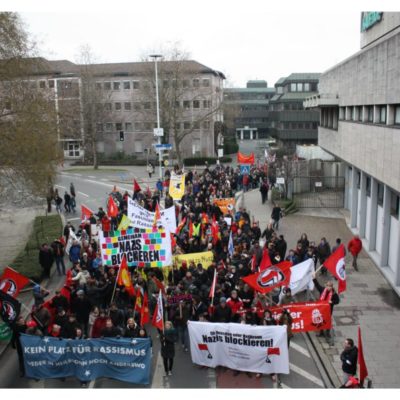 Demo gegen Nazis und Rassismus am 28. Januar 2012 am Wollhaus