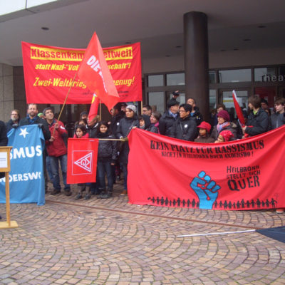 Demo gegen Nazis und Rassismus am 28. Januar 2012 in Heilbronn